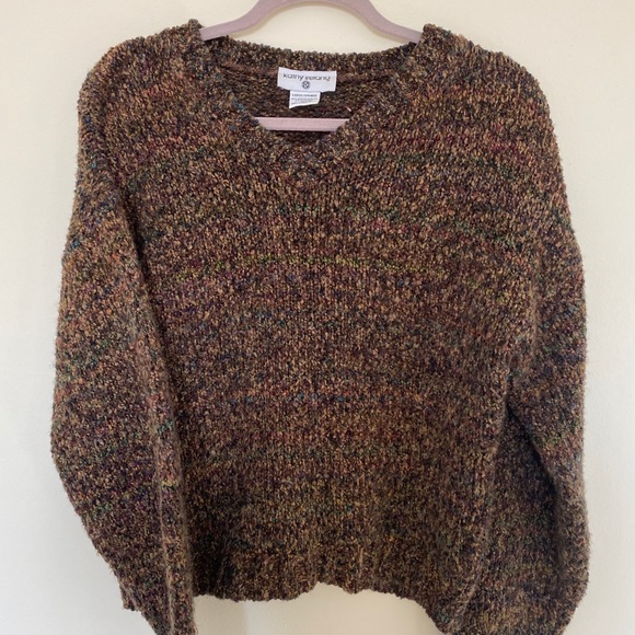Brown multi-color sweater - Picture 3 of 4